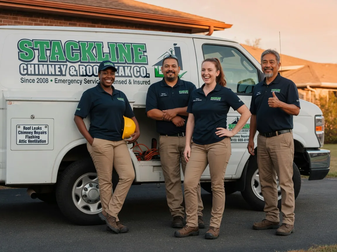 Chimney flashing repair company in Wells, MI